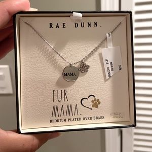 Rae Dunn Fur Mama Necklace NWT
